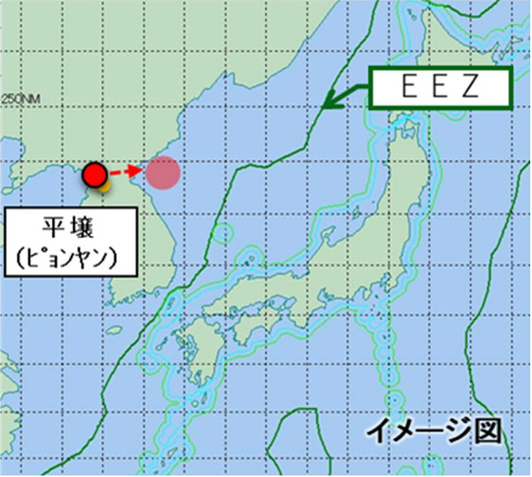 北朝鮮のミサイル等関連情報（続報）　イメージ図