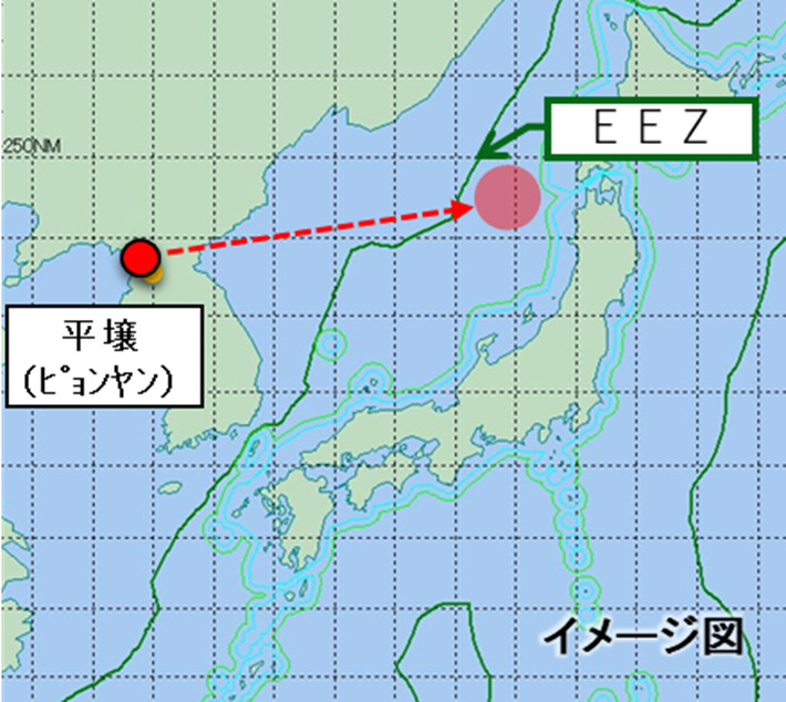 北朝鮮のミサイル等関連情報（続報）　イメージ図