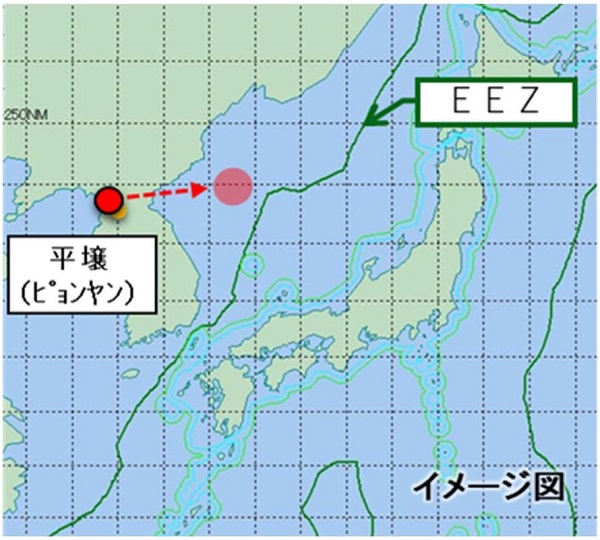 北朝鮮のミサイル等関連情報（続報）　イメージ図