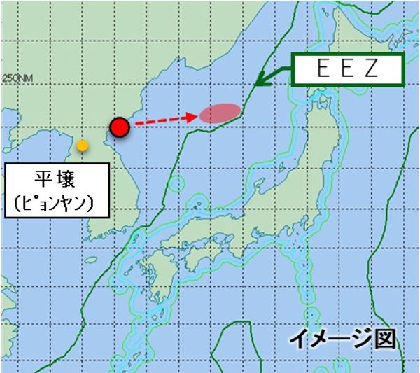 北朝鮮のミサイル等関連情報（続報）　イメージ図