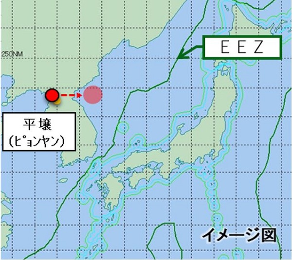 北朝鮮のミサイル等関連情報（続報）　イメージ図