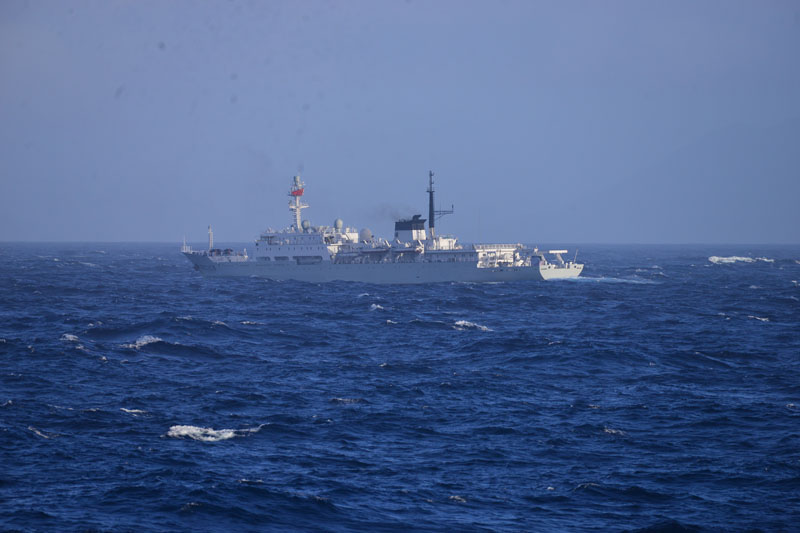 中国海軍艦艇の動向について