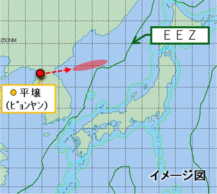 北朝鮮のミサイル等関連情報（続報）　イメージ図