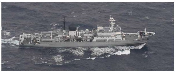 中国海軍艦艇の動向について