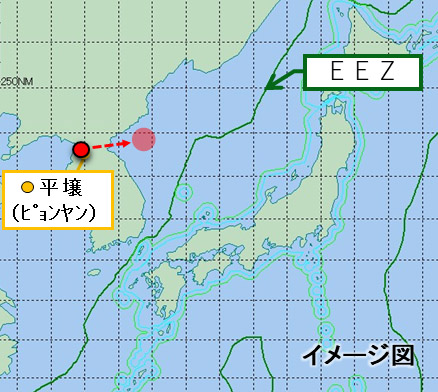 北朝鮮のミサイル等関連情報（続報）　イメージ図