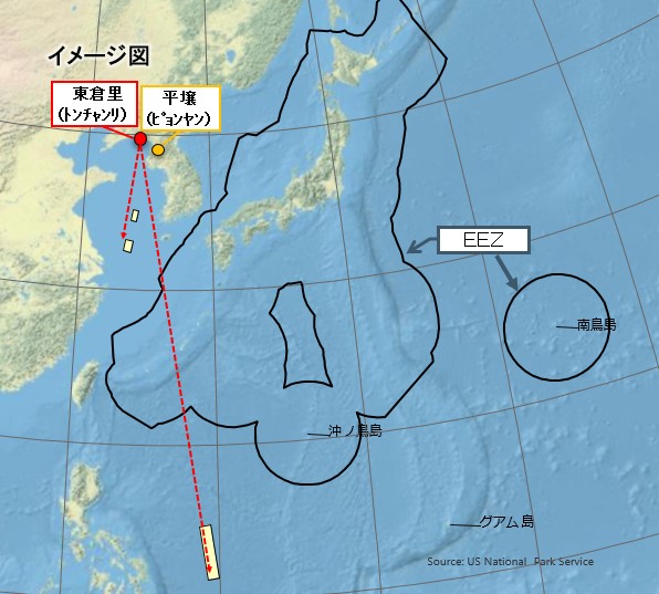 北朝鮮のミサイル等関連情報（続報）　イメージ図