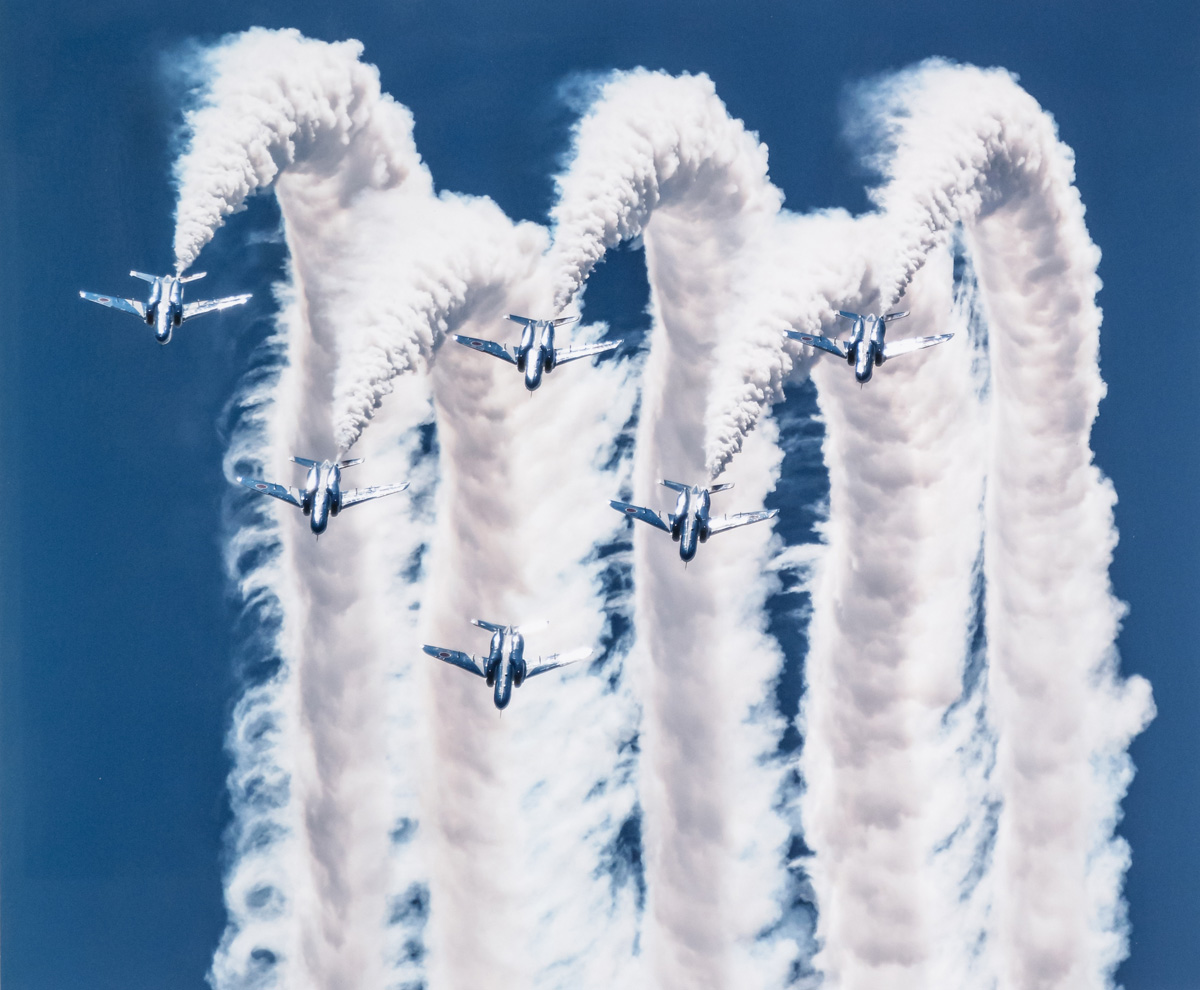 大空に舞う
