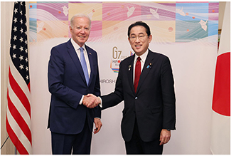 日米首脳会談（2023年5月）【首相官邸HP】