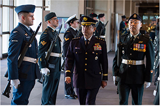 統幕長によるカナダ軍参謀本部訪問（2022年10月）