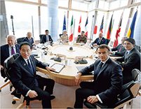 G7首脳会合に参加する岸田内閣総理大臣（2023年5月）【首相官邸HP】