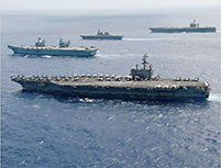 日米英蘭加新共同訓練（2021年10月）