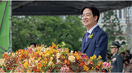 就任式で演説する頼清徳総統(2024年5月)【台湾総統府HP】