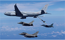 国内における日仏空軍種初の共同訓練(2023年7月)