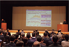 茨城県小美玉市における防衛セミナーの様子(2023年11月)
