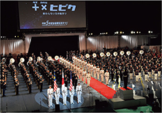 自衛隊記念日記念行事の一環として実施している自衛隊音楽まつり(2023年11月)