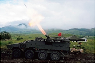 共通戦術装輪車(機動迫撃砲)(イメージ)