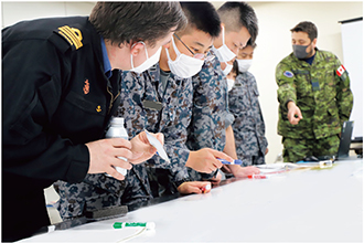 カナダ軍との机上演習