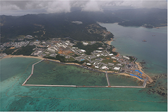 埋立工事の進捗状況(2018年11月)