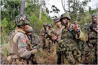 陸軍種初の日仏共同訓練「ブリュネ・タカモリ」(2023年7月)