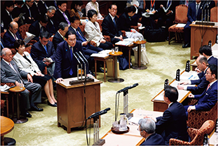 次期戦闘機の第三国移転について答弁する岸田内閣総理大臣（2024年3月）