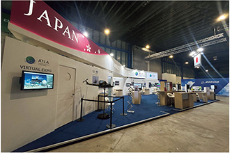 Singapore Airshow 2024におけるブースの様子