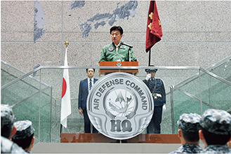 ハラスメント根絶などについて訓示する木原防衛大臣