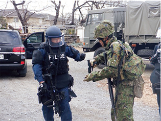 警察との共同訓練(千葉県)(2025年2月)