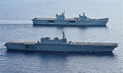 英空母打撃群(CSG)展開に伴う共同訓練(2025年10月)