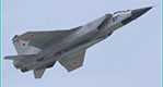 「キンジャル」を装備したMiG-31戦闘機【EPA=時事】