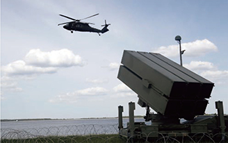 地対空ミサイルシステム「NASAMS(National Advanced Surface-to-Air Missile System)」【EPA=時事】