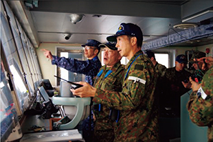 艦橋における操艦
