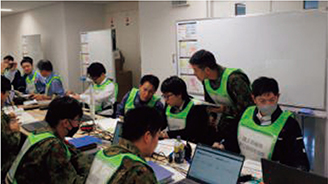 国民保護訓練の様子(2025年10月)(新潟県)