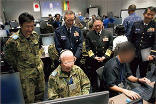 国際サイバー演習に参加するサイバー予備自衛官