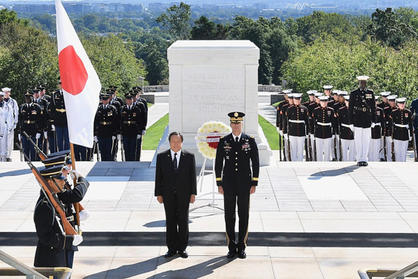 浜田防衛大臣の米国訪問