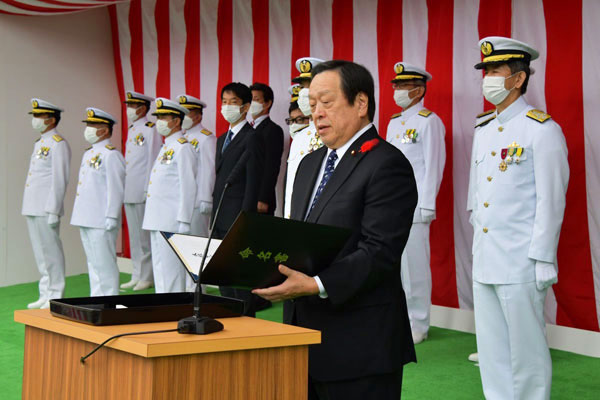 潜水艦命名式・進水式への出席