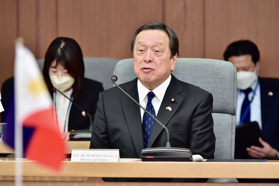 日比防衛相会談