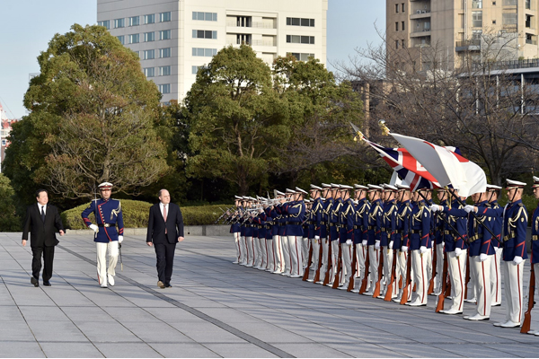 日英防衛相会談