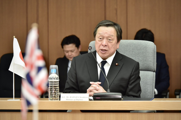 日英防衛相会談