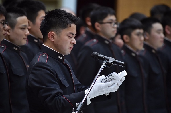 陸上自衛隊高等工科学校卒業式への出席