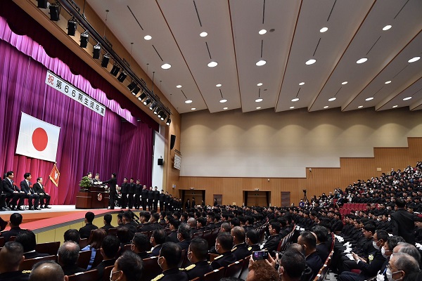 陸上自衛隊高等工科学校卒業式への出席
