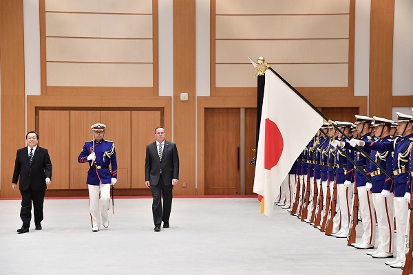 日独防衛相会談