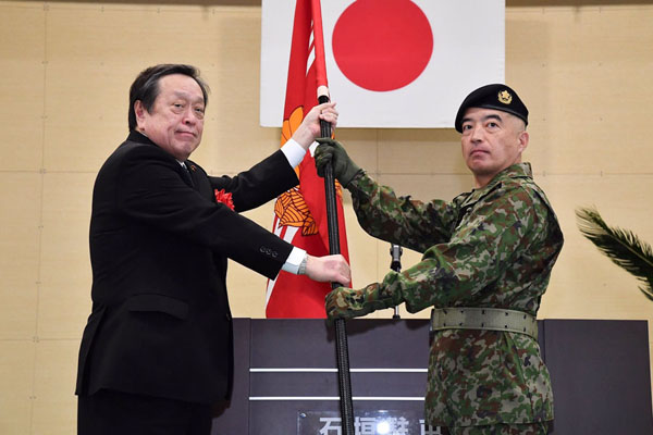 陸上自衛隊石垣駐屯地開設記念行事への出席