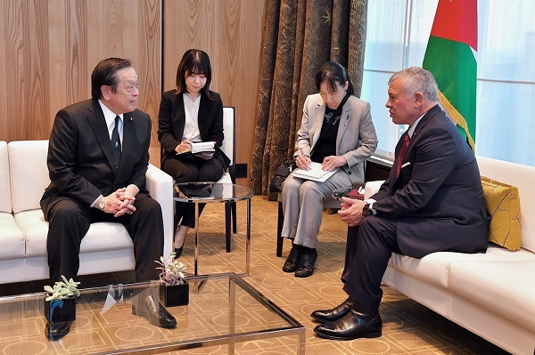 浜田防衛大臣によるアブドッラー２世ヨルダン国王表敬