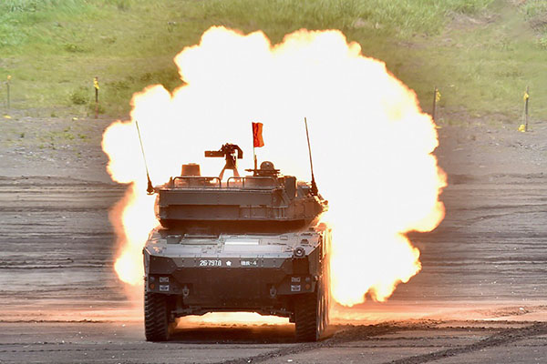 令和５年度陸上自衛隊富士総合火力演習の視察
