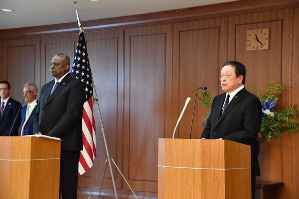 オースティン米国防長官の訪日