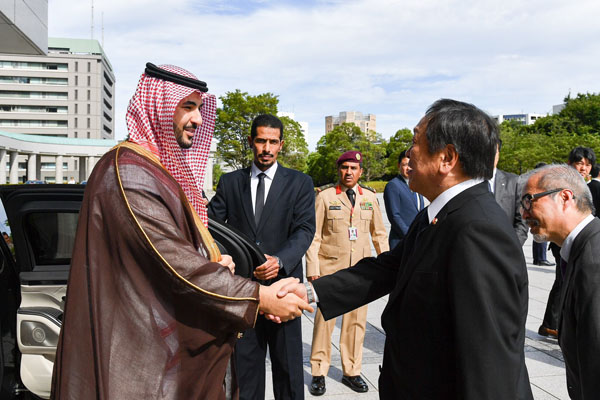 日サウジアラビア防衛相会談