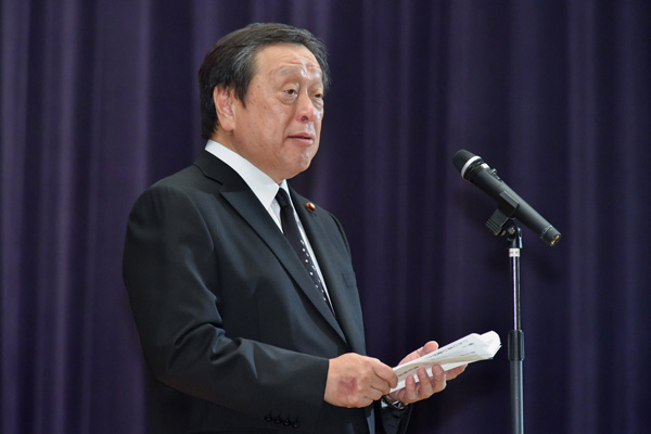 浜田前防衛大臣の離任