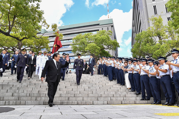 浜田前防衛大臣の離任