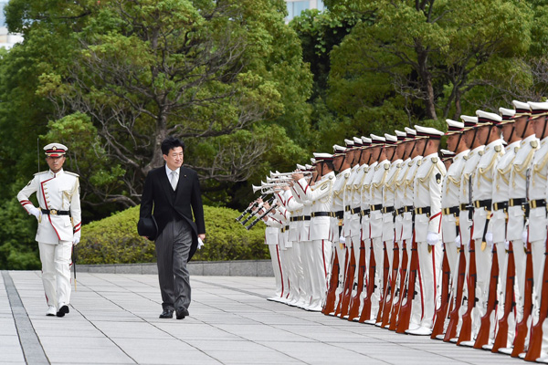 木原防衛大臣着任式