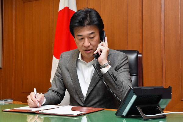 木原防衛大臣とオースティン米国防長官の電話会談